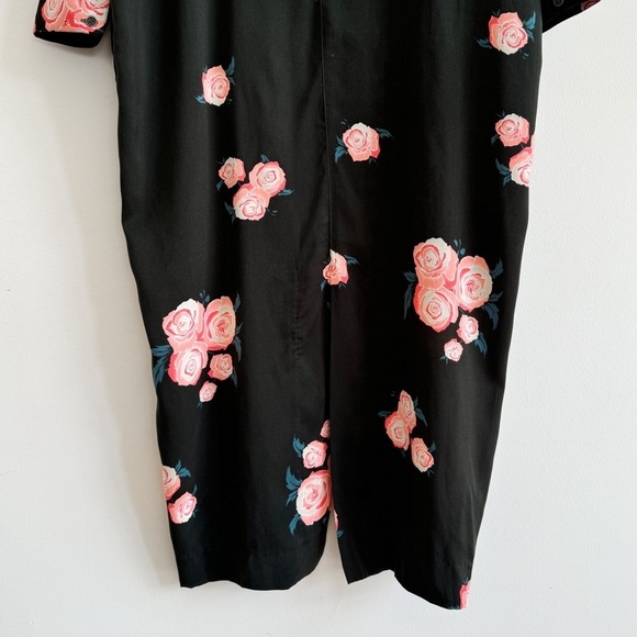 ONE TEASPOON • Quartermaster Kimono Shirtdress in Khaki Floral - Picture 11 of 16